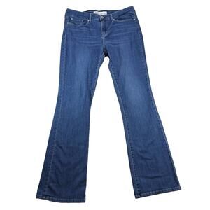 Signature Levi Strauss Women's Mid-Rise Bootcut Jeans Size 34X32 Blue Stretch